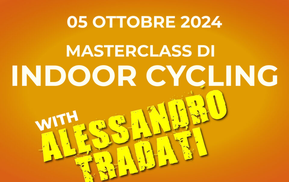 Masterclass di indoor cycling with Alessandro Tradati