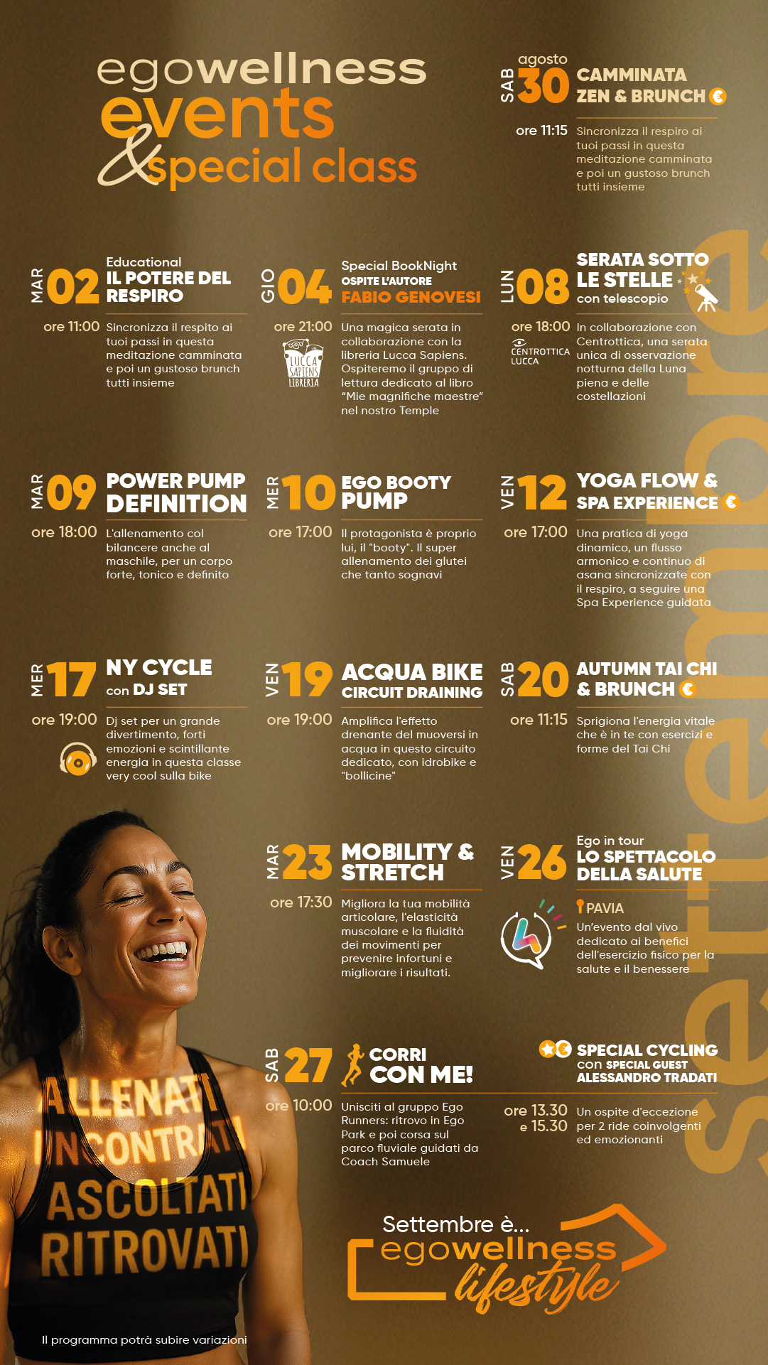 Ego wellness events